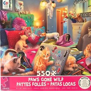 Lot of three jigsaw puzzles